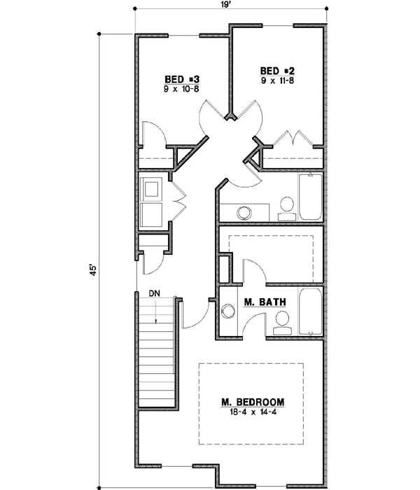 Upper/Second Floor Plan: 21-576