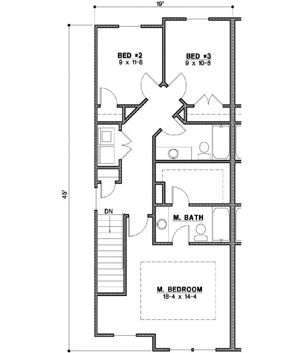 Upper/Second Floor Plan: 21-577
