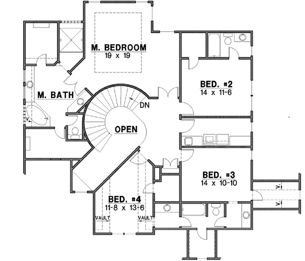 Upper/Second Floor Plan: 21-579