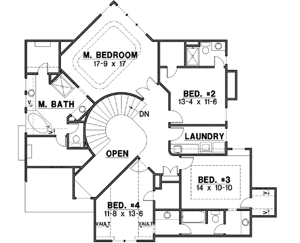 Upper/Second Floor Plan:21-580