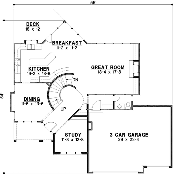 Main Floor Plan: 21-581
