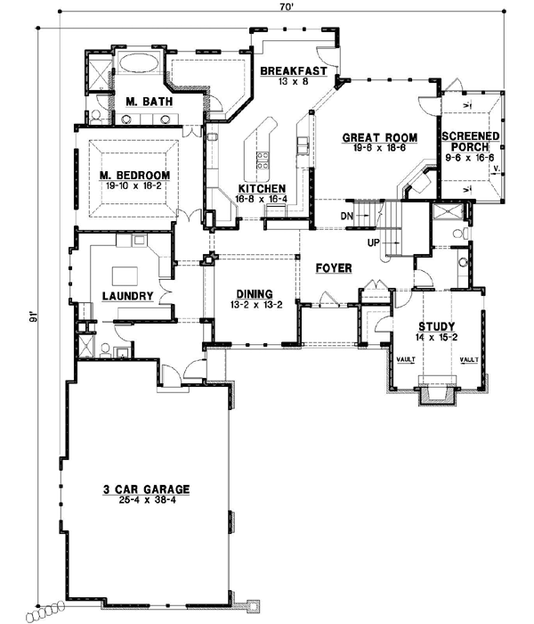 Main Floor Plan: 21-582
