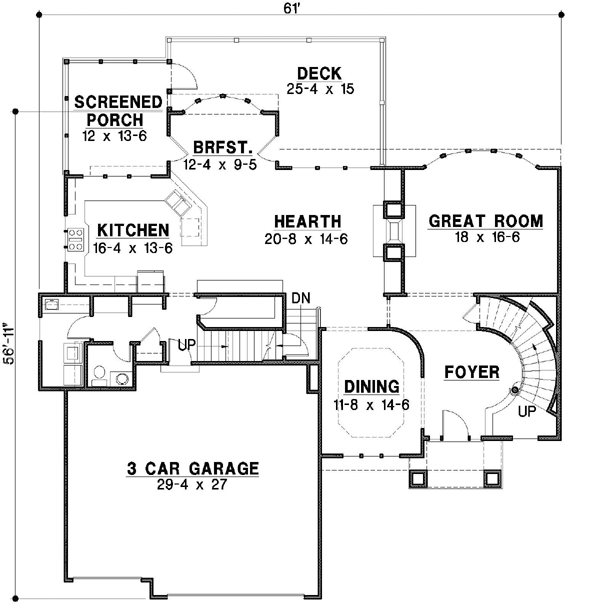 Main Floor Plan: 21-583
