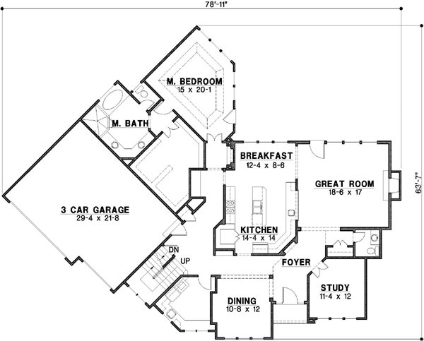 Main Floor Plan: 21-584
