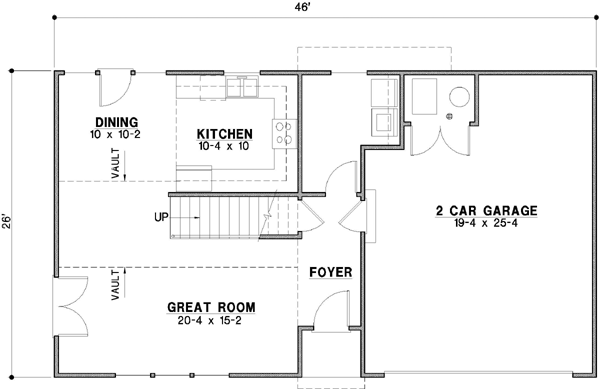 Main Floor Plan: 21-587