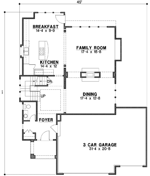 Main Floor Plan: 21-588