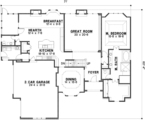 Main Floor Plan: 21-591