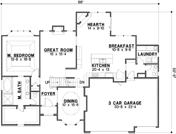Main Floor Plan: 21-592