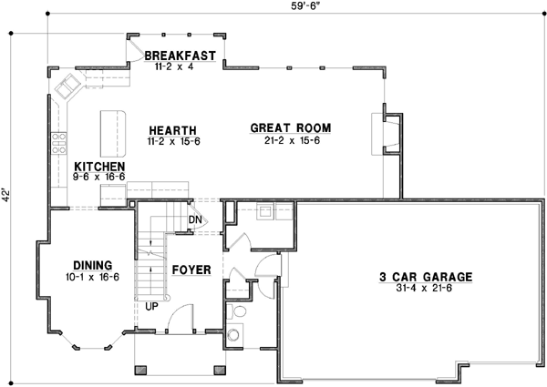 Main Floor Plan: 21-594