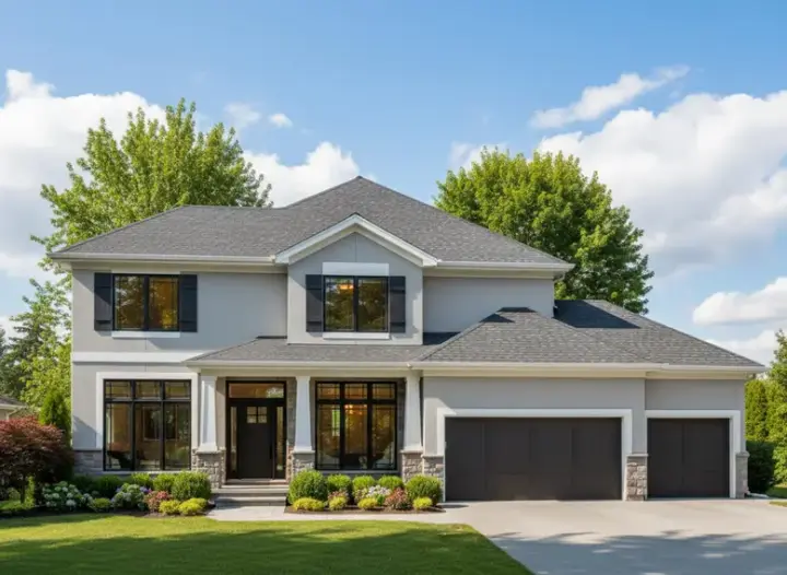 Traditional house plans 21-597 - front exterior, 2,844 sq ft, 4 bed, 3 bath house plans | Monster House Plans