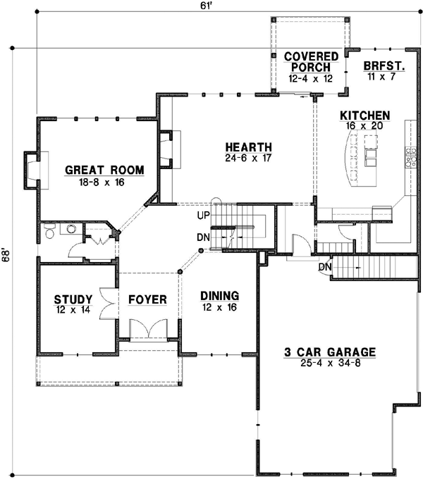 Main Floor Plan: 21-598