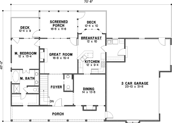 Main Floor Plan: 21-601