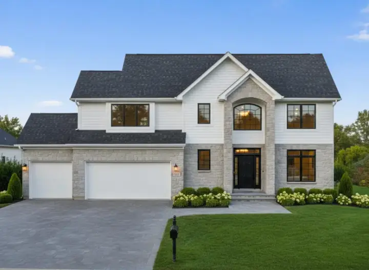 Traditional house plans 21-603 - front exterior, 2,219 sq ft, 4 bed, 2 bath house plans | Monster House Plans