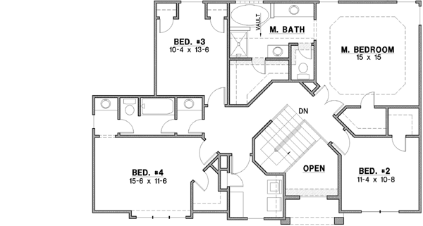 Upper/Second Floor Plan: 21-603