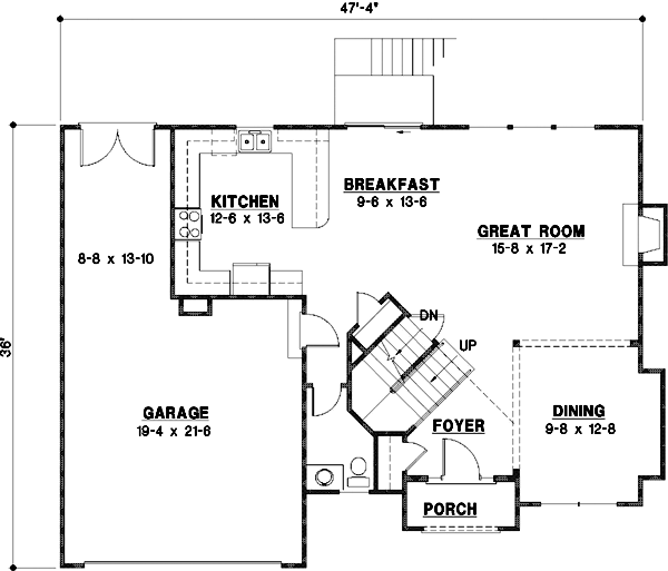 Main Floor Plan: 21-606