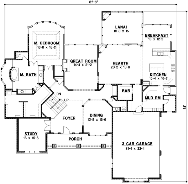 Main Floor Plan: 21-609
