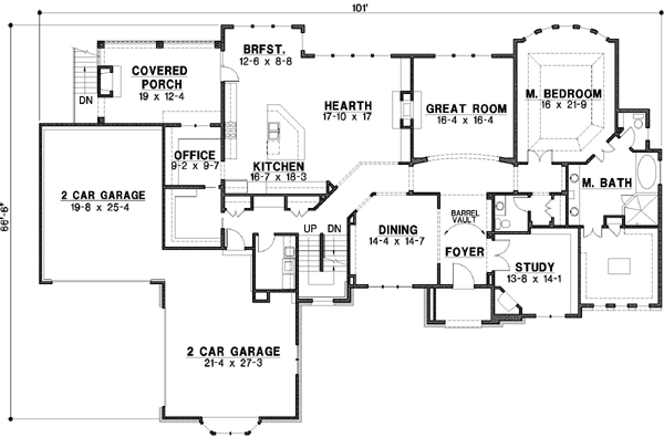 Main Floor Plan: 21-610