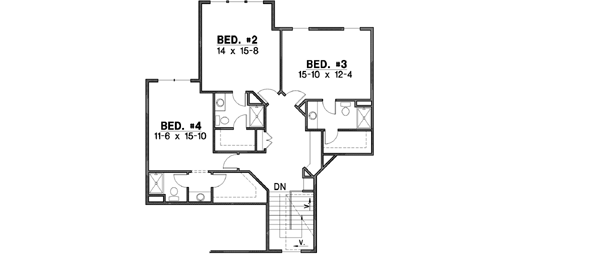 Upper/Second Floor Plan: 21-610