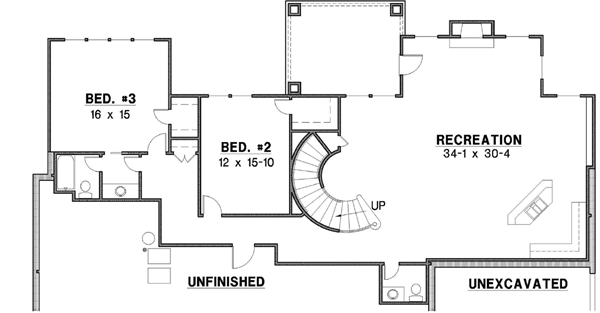 Lower Floor Plan: 21-611