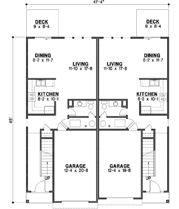 Main Floor Plan: 21-612