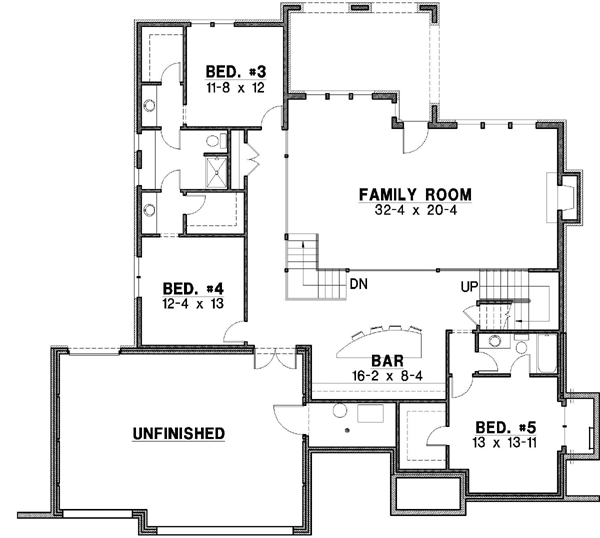 Lower Floor Plan: 21-613