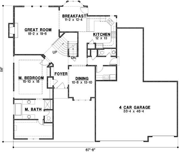 Main Floor Plan: 21-618