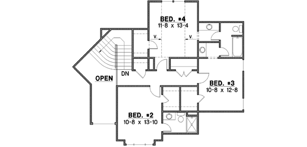 Upper/Second Floor Plan: 21-618
