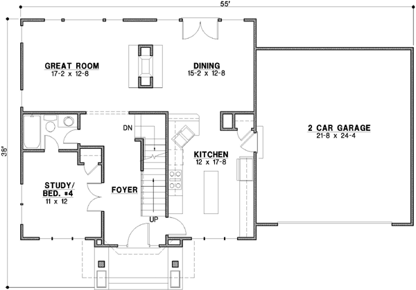 Main Floor Plan: 21-619