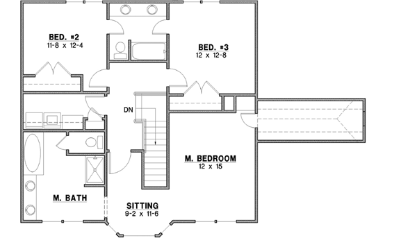Upper/Second Floor Plan: 21-619