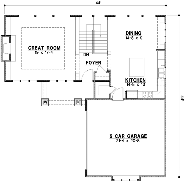 Main Floor Plan: 21-620