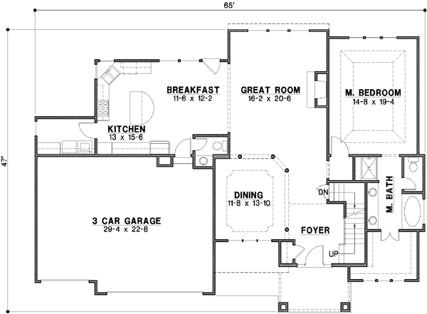 Main Floor Plan: 21-621