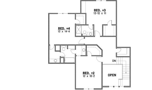 Upper/Second Floor Plan: 21-621