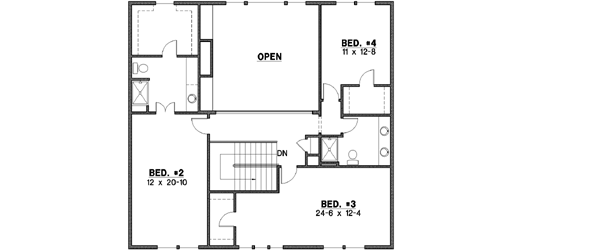 Upper/Second Floor Plan: 21-623