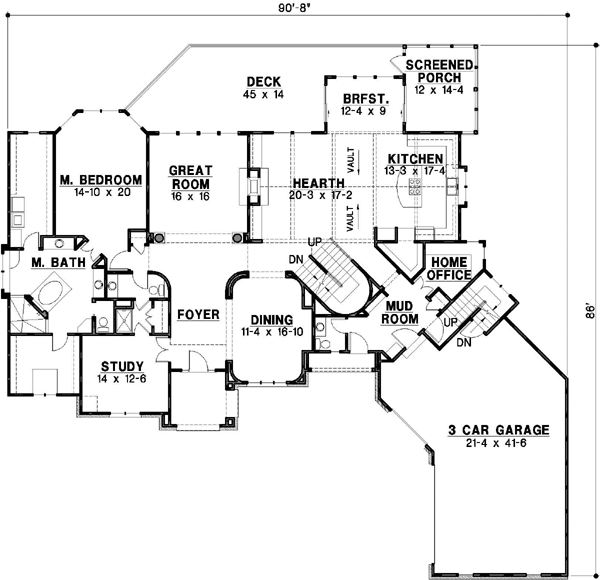 Main Floor Plan: 21-624