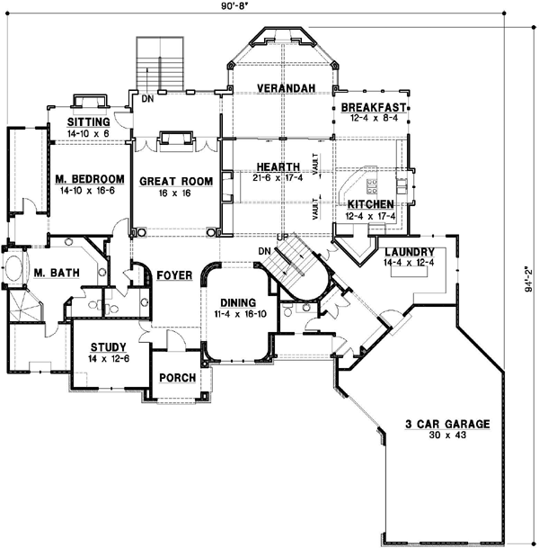 Main Floor Plan: 21-626