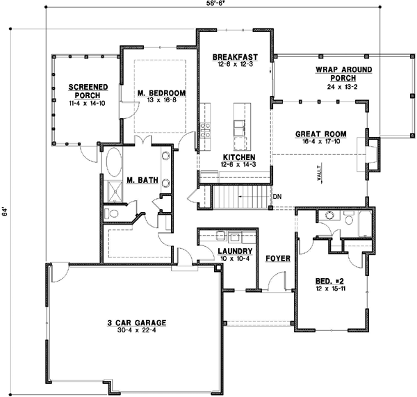 Main Floor Plan: 21-627