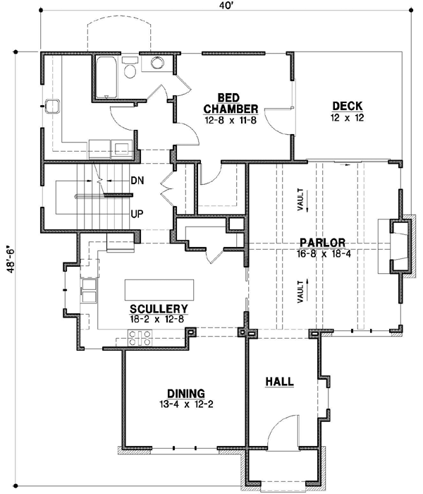 Main Floor Plan: 21-628