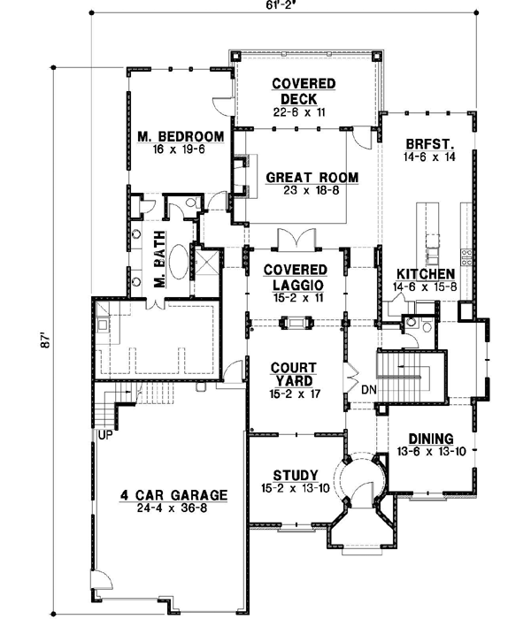 Main Floor Plan: 21-630