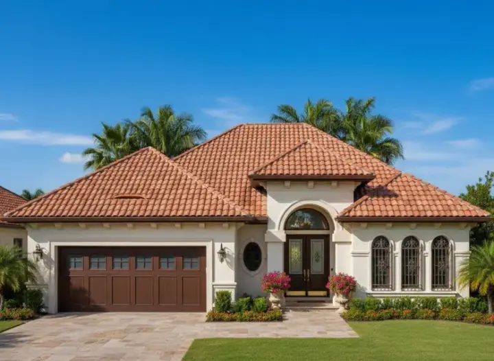 Mediterranean house plans 21-635 - front exterior, 1,371 sq ft, 1 bed, 1 bath house plans | Monster House Plans