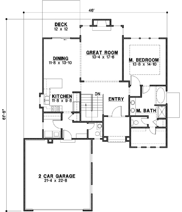 Main Floor Plan: 21-635