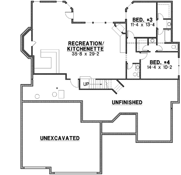 Lower Floor Plan: 21-636