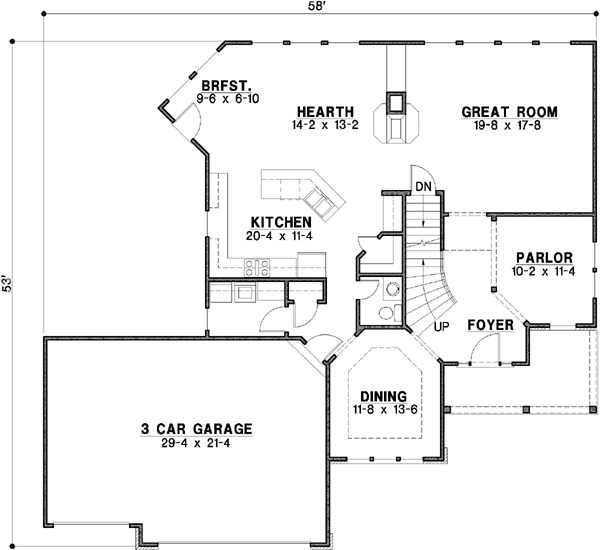 Main Floor Plan: 21-637