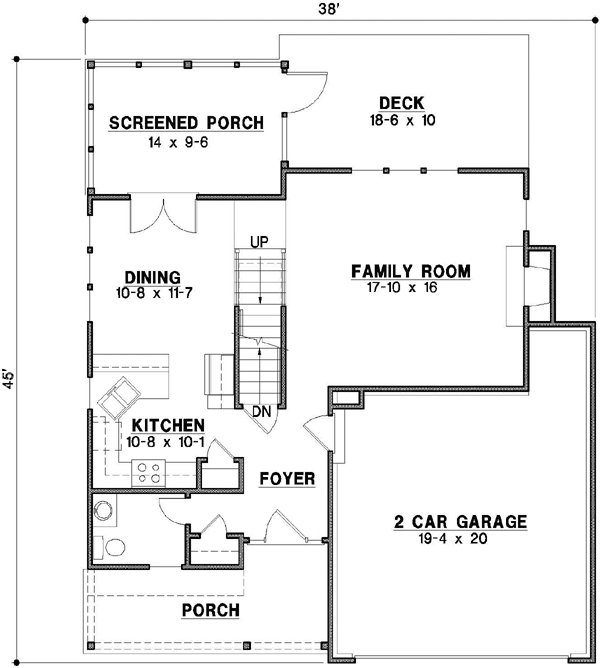 Main Floor Plan: 21-640