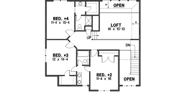 Upper/Second Floor Plan: 21-641