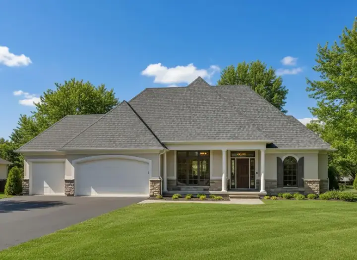 Traditional house plans 21-642 - front exterior, 2,437 sq ft, 4 bed, 3 bath house plans | Monster House Plans