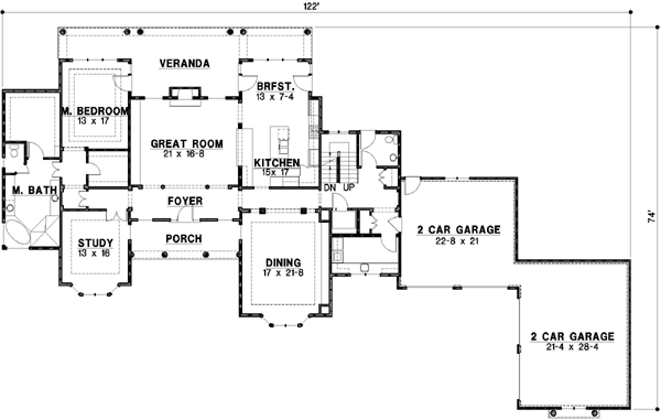 Main Floor Plan: 21-643