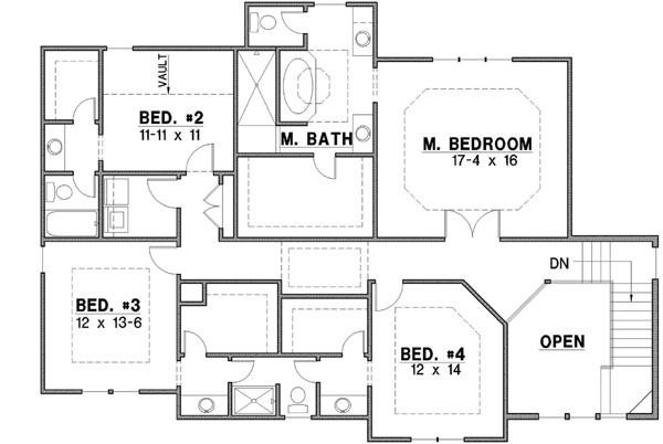 Upper/Second Floor Plan: 21-646