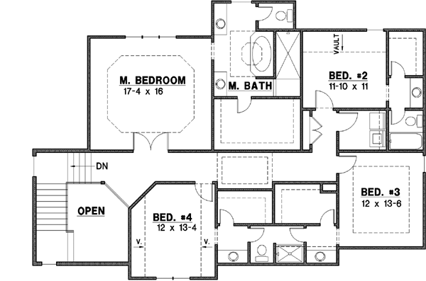 Upper/Second Floor Plan: 21-648