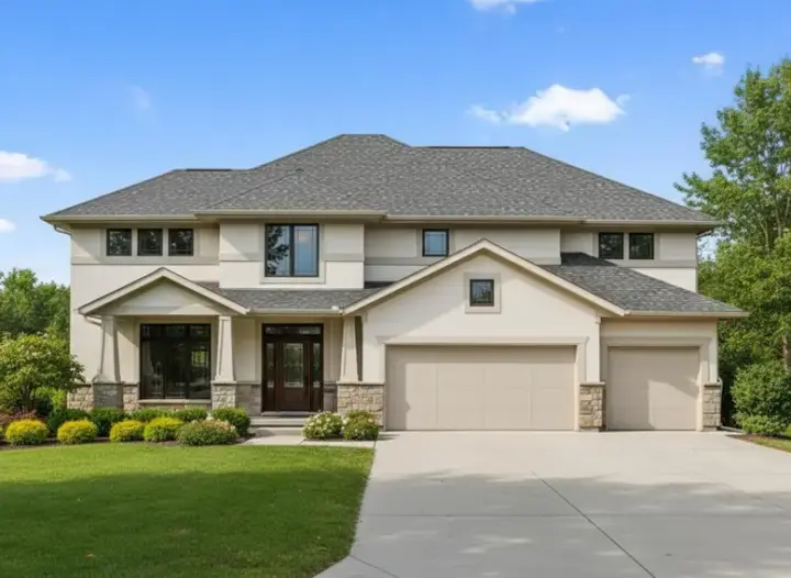 Craftsman house plans 21-649 - front exterior, 3,933 sq ft, 4 bed, 4 bath house plans | Monster House Plans