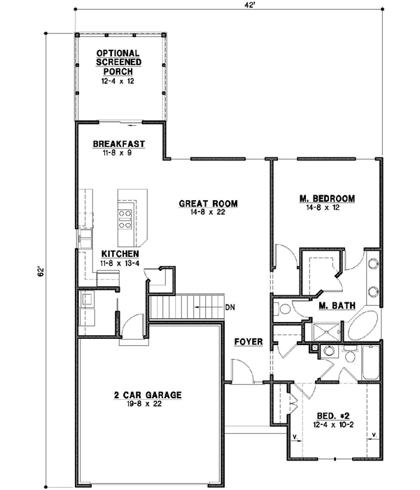 Main Floor Plan: 21-656